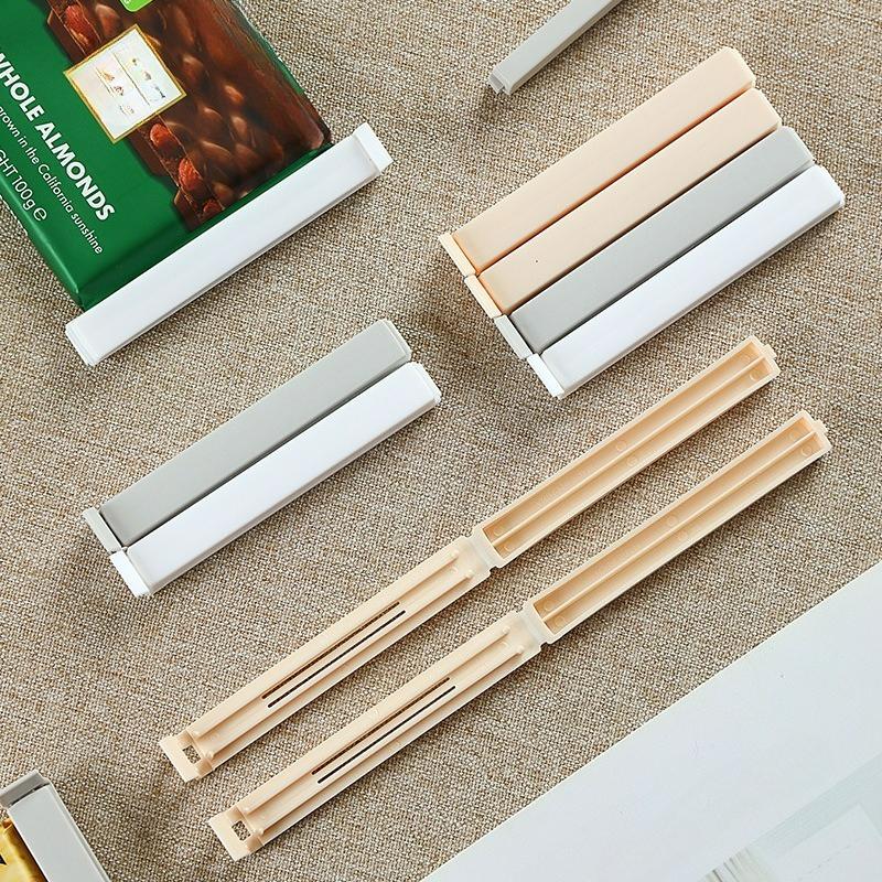 Set da 12 pezzi, clip sigillanti in plastica, clip per sacchetti di imballaggio, clip sigilla-alimenti e snack