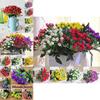 Elegant 36 Heads Artificial Silk Rose Flowers Bouquet For Wedding And Home Dcor