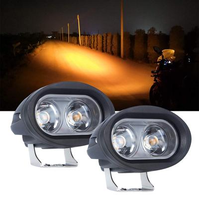 Gelbe Motorrad-Nebelscheinwerfer, Schmaler Winkel, Samman 40W, 12V/24V, Cree Chip, Kompatibel mit verschiedenen Arbeitsfahrzeugen, Einjährige Garantie