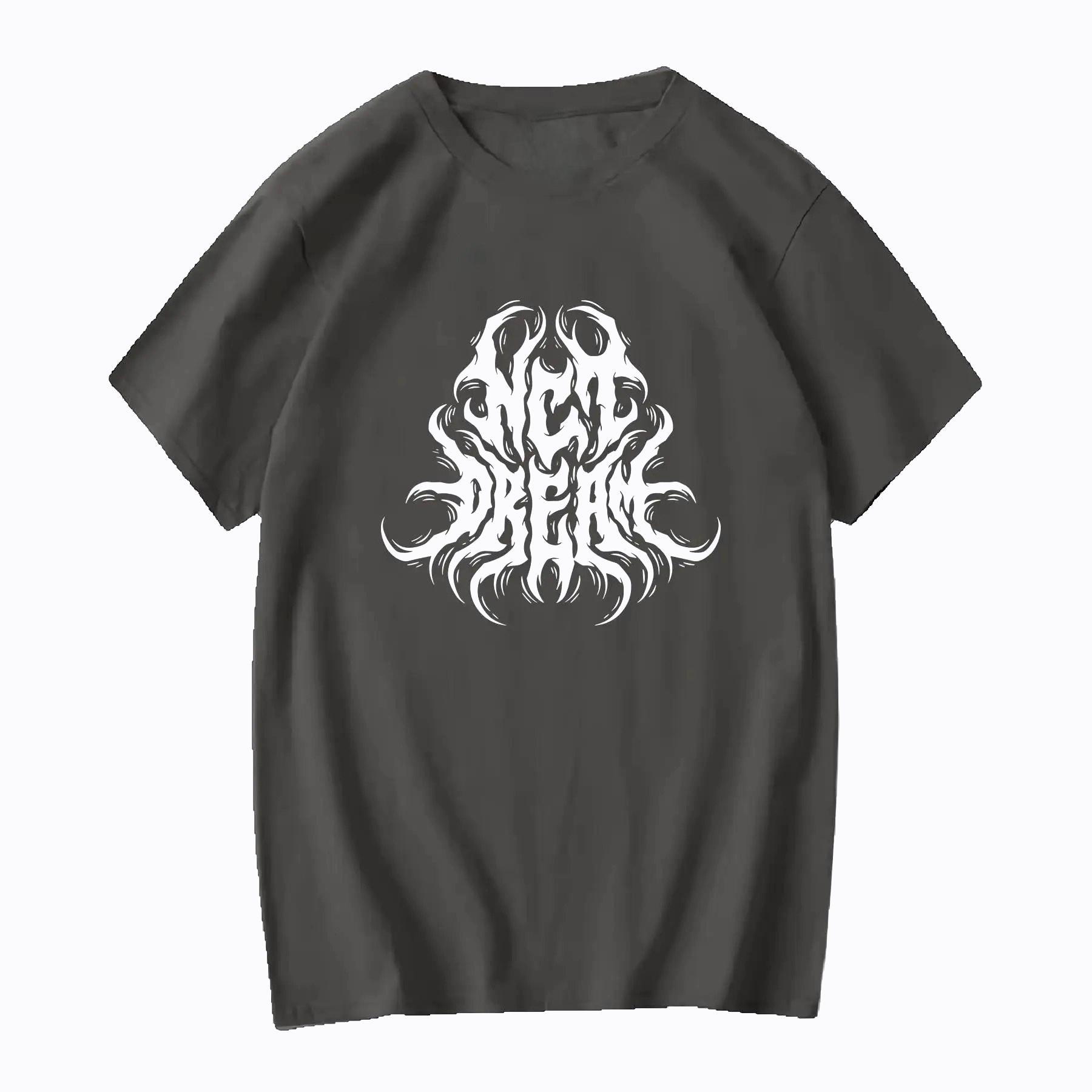 

NCT Dream Hevy Metal T Shirt SweaT Merch Kpop Short Sleeves Vintage Washed Slightly Unisex Casual Comfortable XXXL синій
