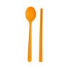 Kids' Portable Non-Slip Colored Silicone Chopsticks & Spoon Set