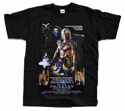 He Man Masters Of The Universe Čierne Unisex Tričká