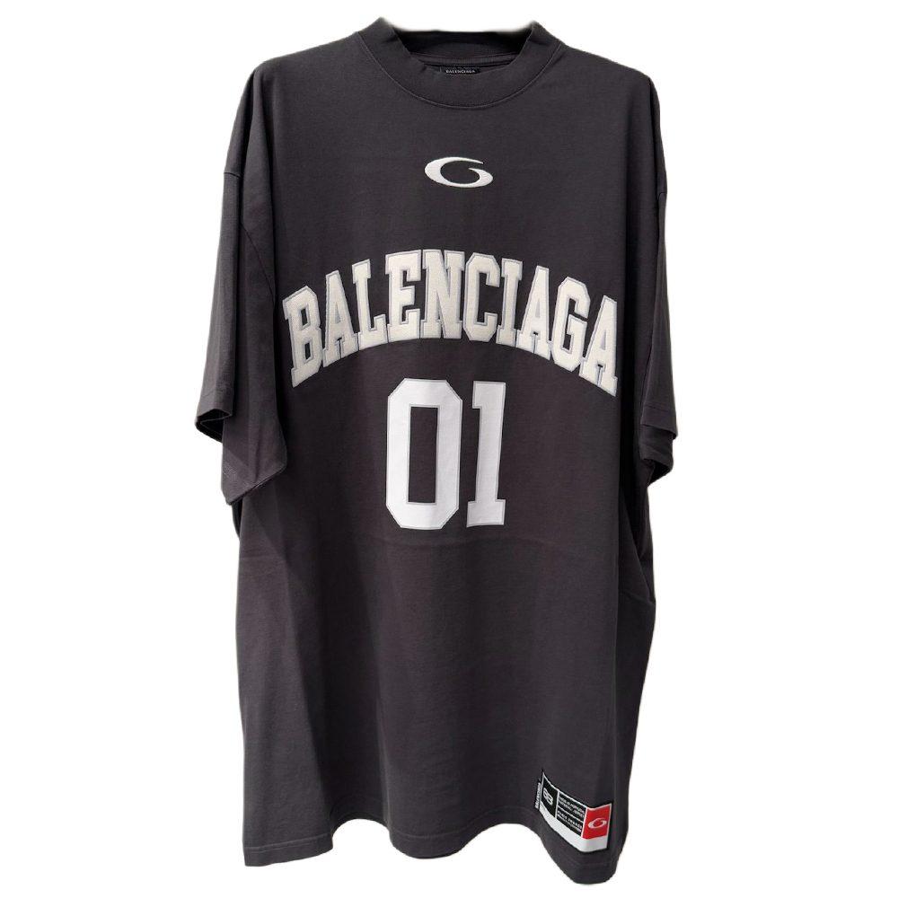 Balenciaga SS25 T Shirt Regular Fit Men's Black 787349TRVW91055