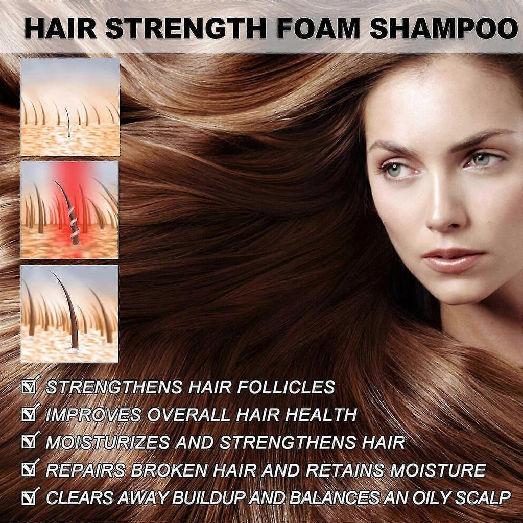 Dichtschäumendes Shampoo für dickeres, volleres Haar - Natürliche Nährung & Kopfhautpflege