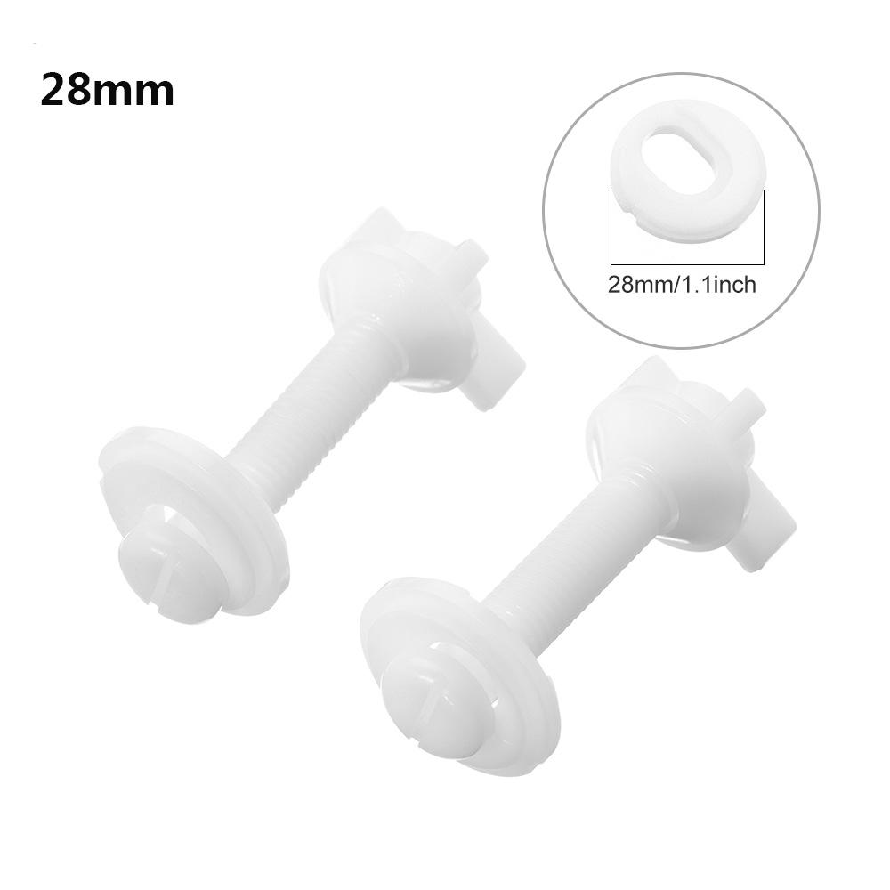 1Pair Household Easy Installation Universal Fixing Screws Bathroom Nut Bolts Toilet Seat Hinges