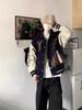 Guochao Men's Heavyweight Embroidered Baseball Jacket - Autumn/Winter Versatile High Street Outerwear