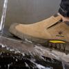 Imwete Men's Safety Boots Welder Anti-Smash Work Shoes Indestructible Safety Footwear Male Steel Toe Security Sneakers