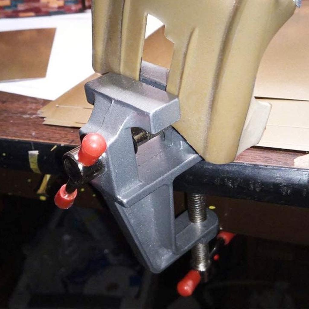 Mini Bench Vise 31.5mm Jaw Opening Table Clamp Aluminum Alloy for DIY Jewelry Repairing
