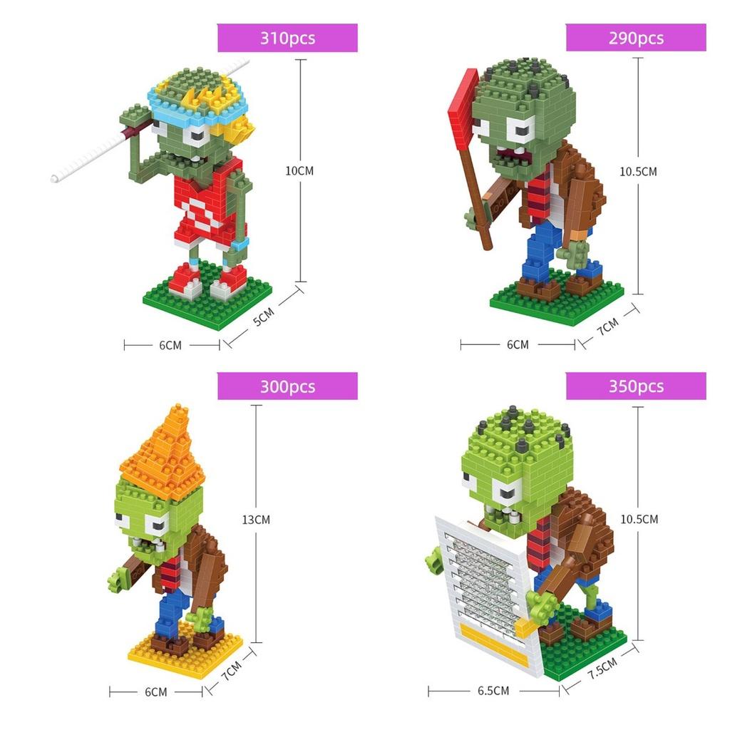 Plant Vs. Zombies Building Toy Color Box Packaging