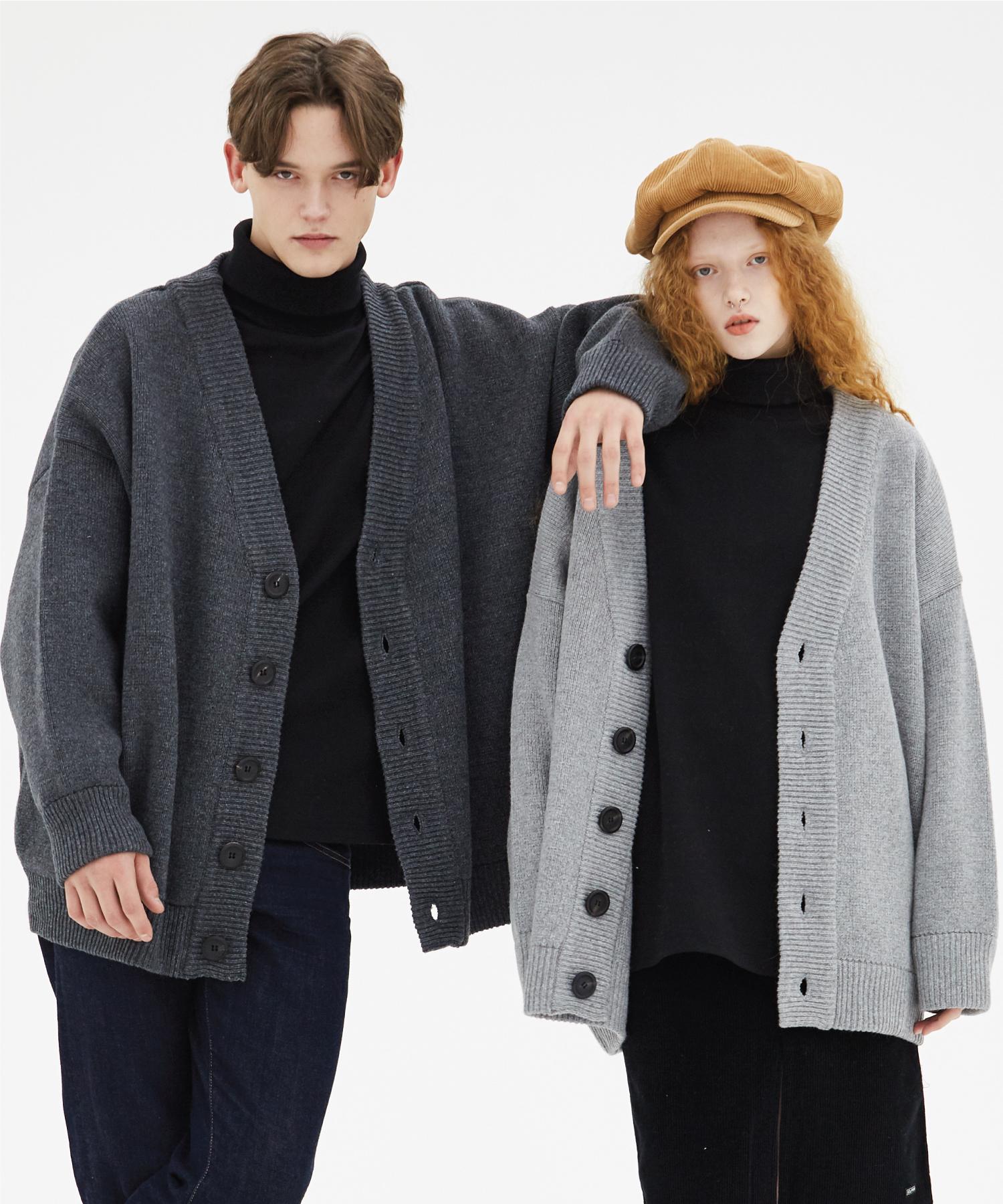 Compagno Long-Sleeve Plain Turtleneck Navy/L