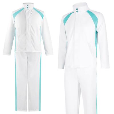 [TUAHOUS] Tobio Kageyama Costume Cosplay Costume Christmas Halloween School Festival Event Party Birthday (White, XXXL)