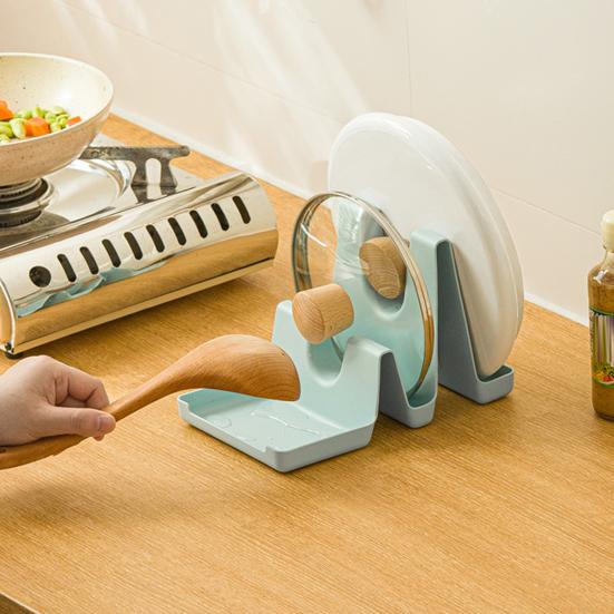 Lingură Utilitară Rezistentă la Pete, Calitate Alimentară, Capacitate Mare de Încărcare, Multifuncțională, Heavy Duty, Suport Organizator pentru Capac de Oală