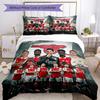Arsenal Football Player Bedding Set Suitable for Dormitory Soft Fabric Perfect Gift for Friends & Family