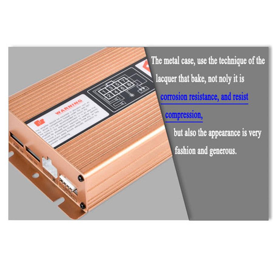 אזעקת אזהרה לרכב אוניברסלית 12V 400W 18 צלילים, צופר סירנה משטרתית עם מיקרופון