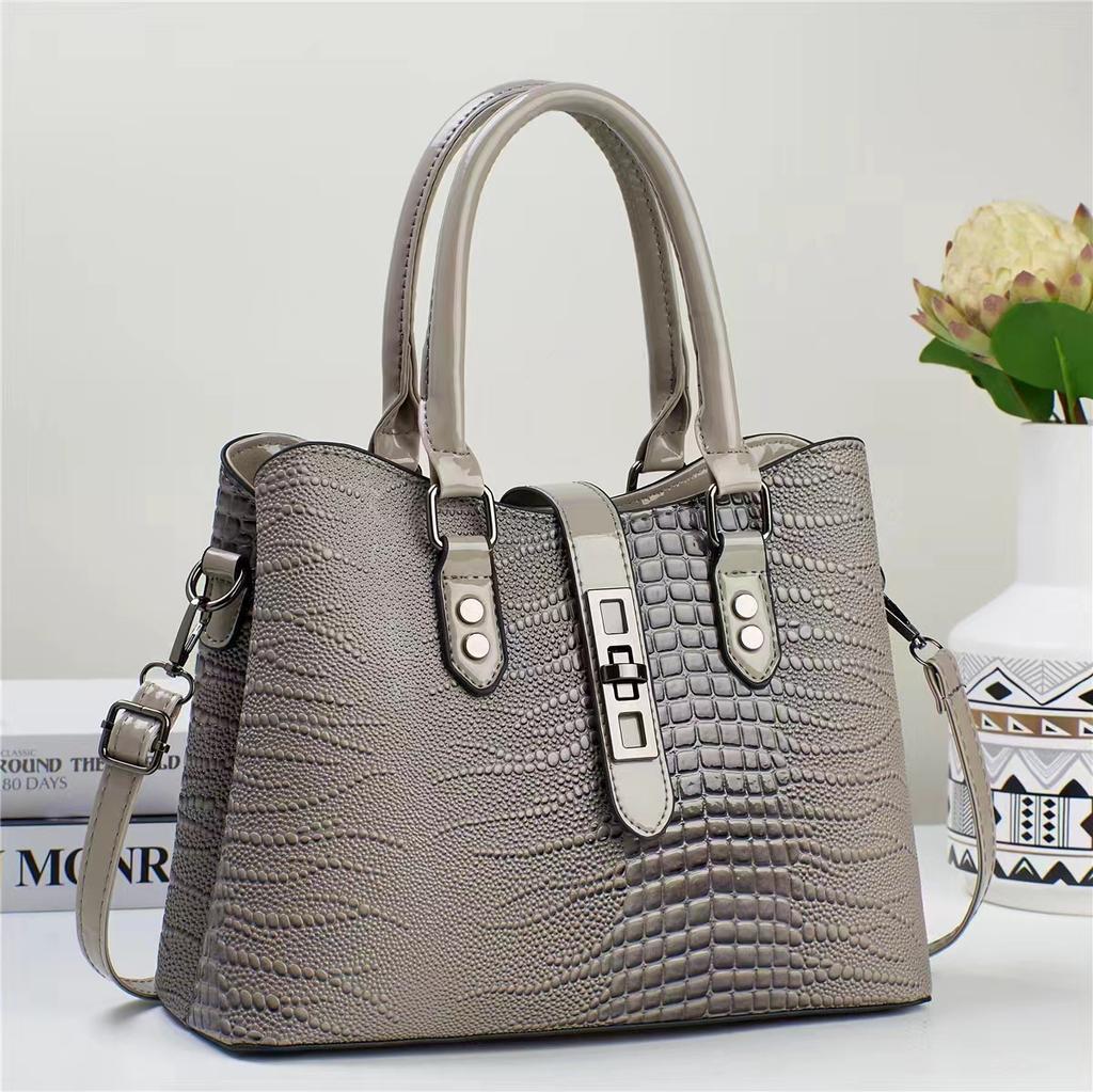 Damska Modna Torebka Crossbody ze Skóry PU Duża Torba Tote Codzienna Torba na Ramię dla Pracownic Biurowych