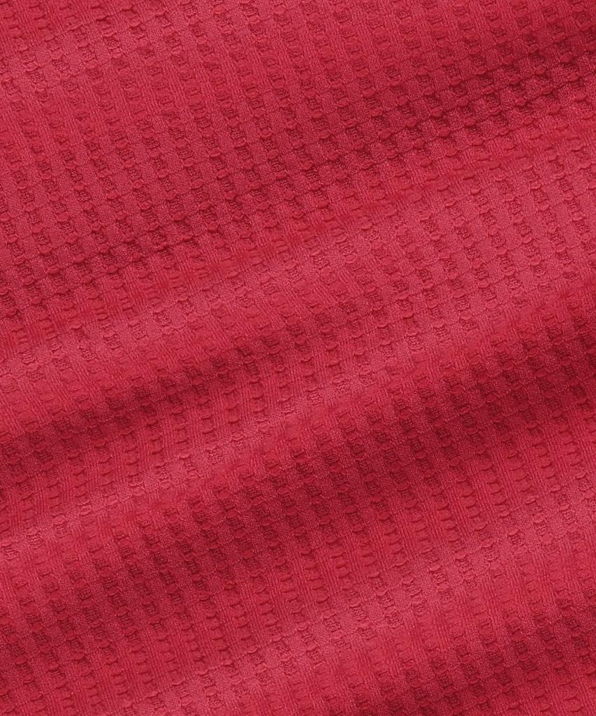 SUNLOVETOUR Aero Waffle Hoodie Red