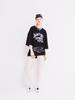 As If Cali Lace Shirring Long Curve Pants White