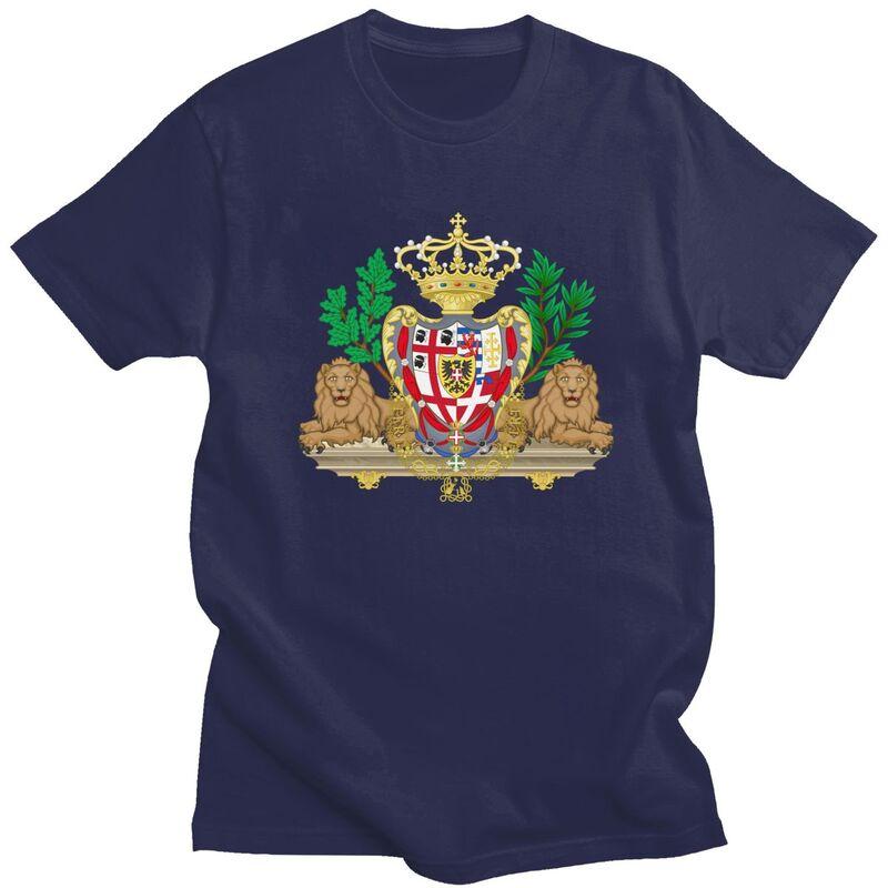 Custom Trendy Coat Of Arms Of Kingdom Of Sardinia Flag T Shirt Men Short Sleeve 100 Cotton Tshirt Casual Tee Tops