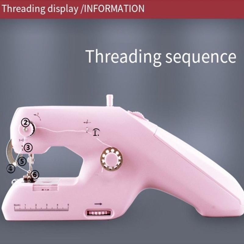 Handheld Sewing Machine Multifunctional Mending Machine Small Electric Sewing Machine for Homemakers Sewing Enthusiasts