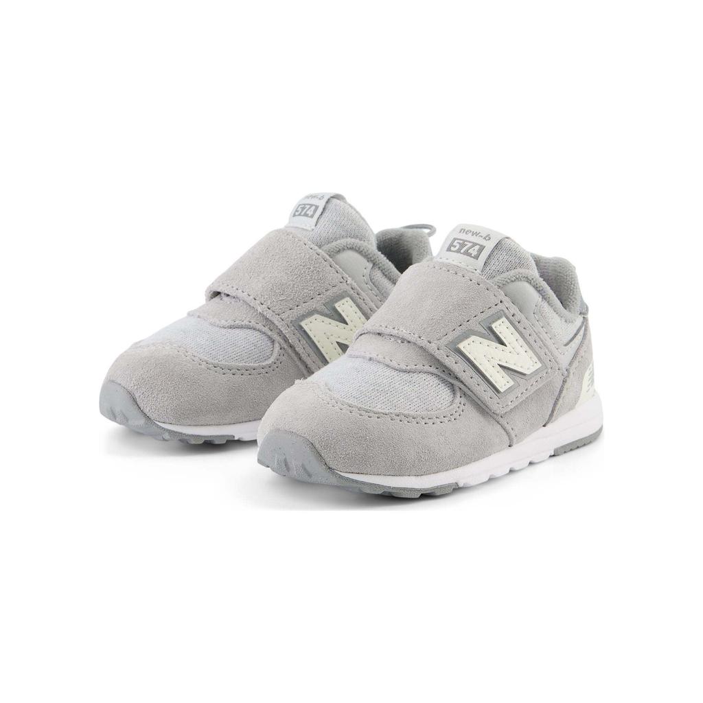 New Balance Nb 574 Comfortable Simple Shock Absorbing Durable Low Top Walking Shoes Baby Shoes Gray White NW574GBG