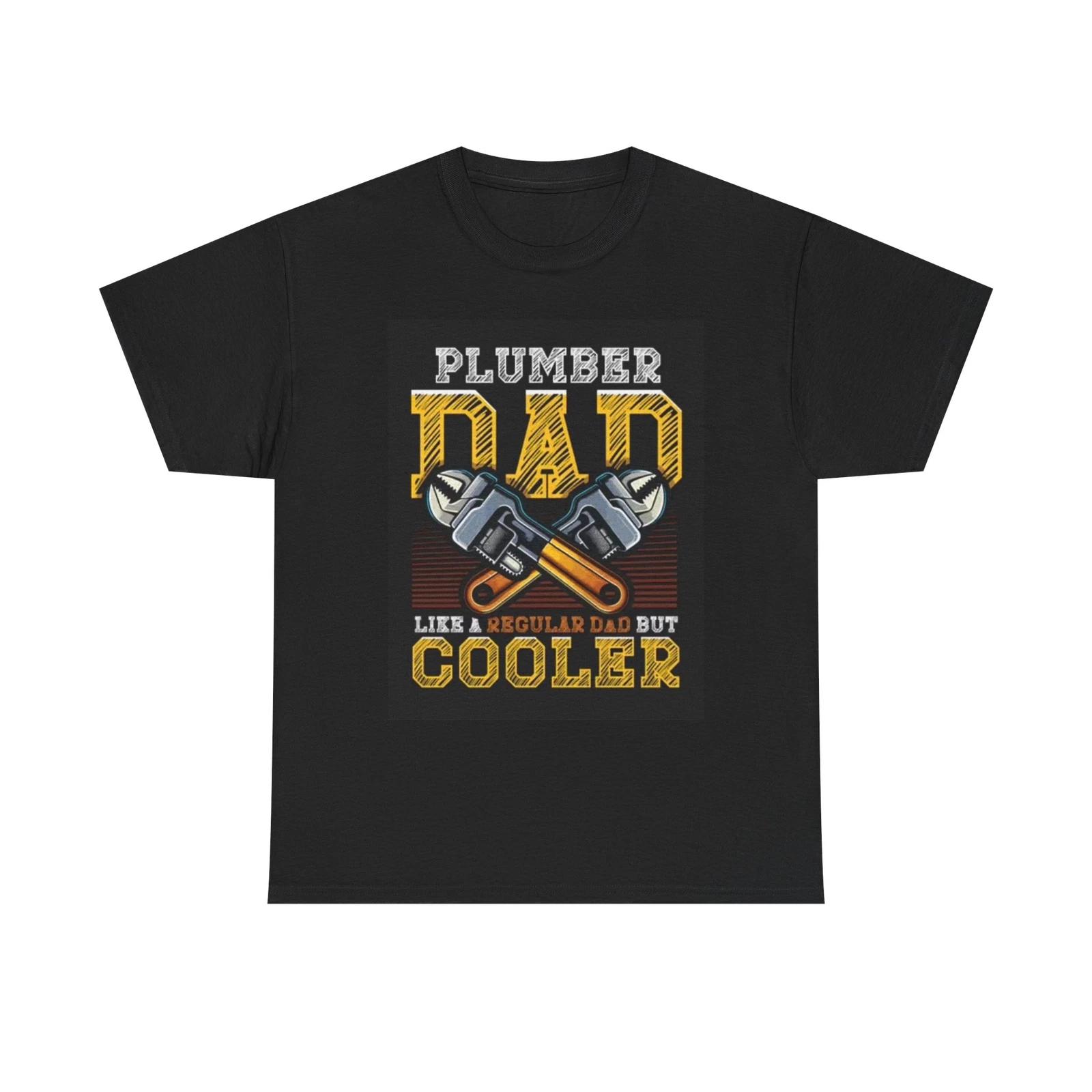 Men s and Women s T-shirts Plumber Dad L