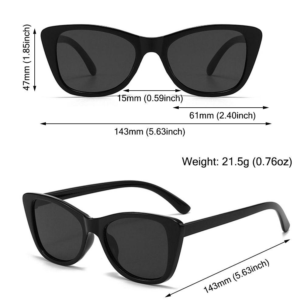 Fashion Street Photo Props Cat Eye Sunglasses Uv400 Protection Vintage Outdoor Shades Small Frame Sun Glasses For Women