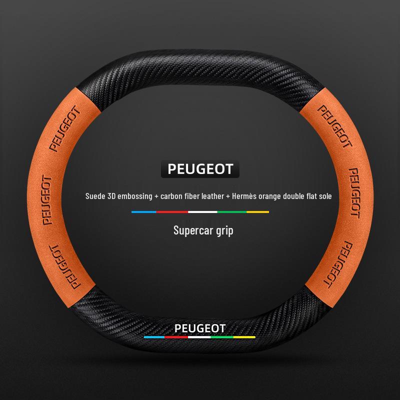 Steering Wheel Cover for Peugeot Models: 307, 3008, 4008, 2008, 508L, 301, 207