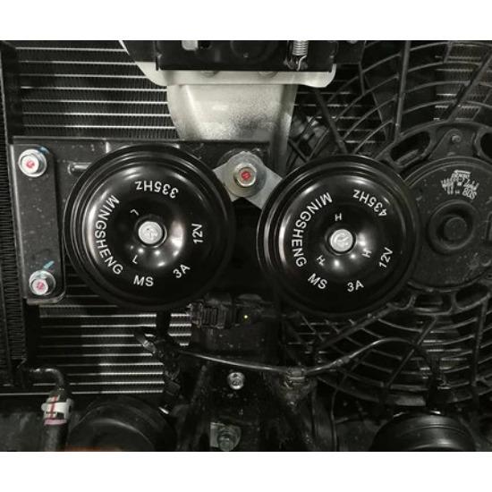 For Mitsubishi Pajero Multi-tone & Claxon Horns Whistle Horn Modification V97 V93 V73 V87 Pajero  Loud Volume Snail Horn