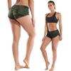 BUBBLELIME Reflex Camouflage Bootie Shorts Yoga Wear Spinning_D18 (B Type)