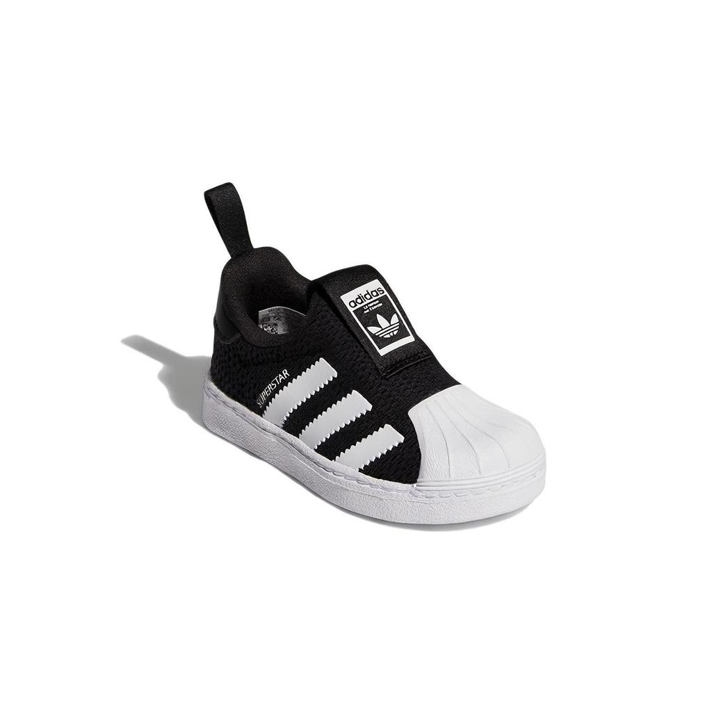 adidas Originals SUPERSTAR 360 Casual Low Top Kids' Skateboarding Shoes Black White Children Aged 3 7 Years Old GX3227