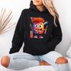 Funny Cartoon Monster Womens Hoodie Creative Art Lover Birthday Gift