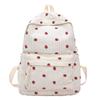 Schoolbag for Junior High School Girls and College Students Women Cartoon Cute Strawberry Backpack