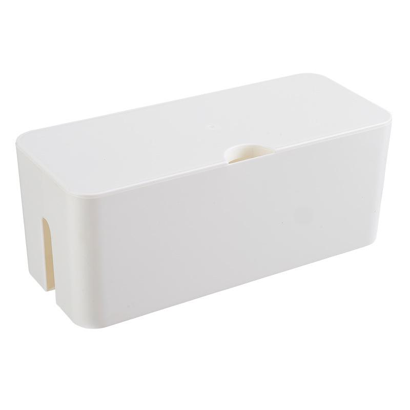 Plastic Cable Organizer and Power Strip Storage Box Small