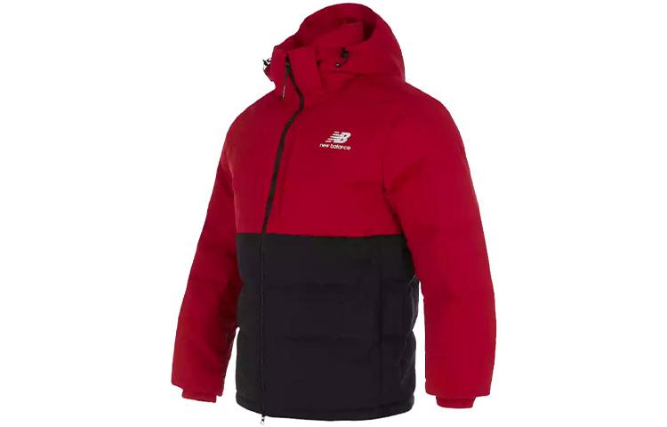 New Balance Down Jackets Men s Red Hooded Moderate AMJ93551-REP S