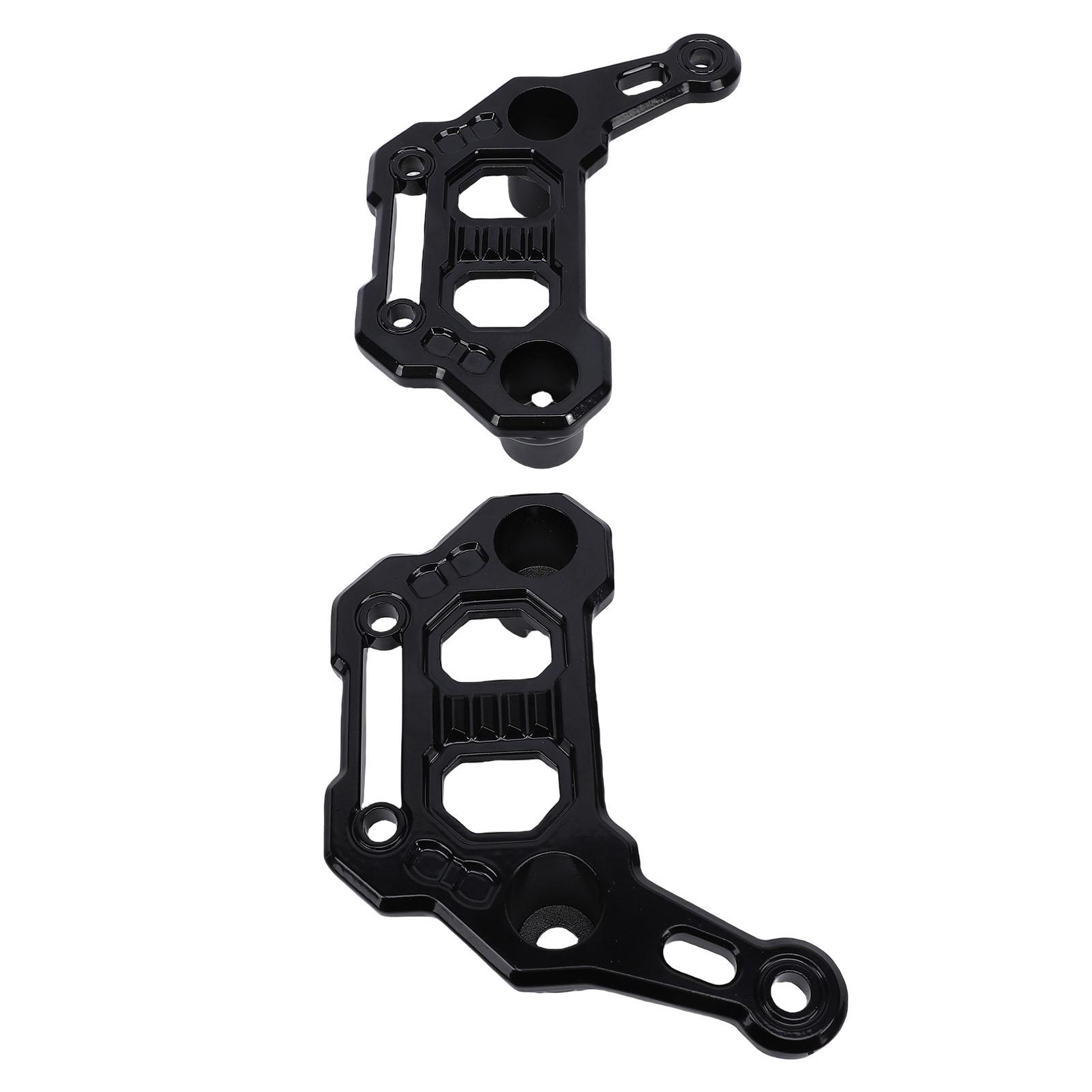 

2PCS Dual Light Bar Hood Mounting Brackets Replacement for JL JLU 4xe JT 2018-2025 Fog Light Mount