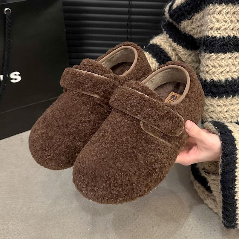 

Mao Mao shoes women s outer wear velvet new winter Mary Jane shoes warm evening shoes 35