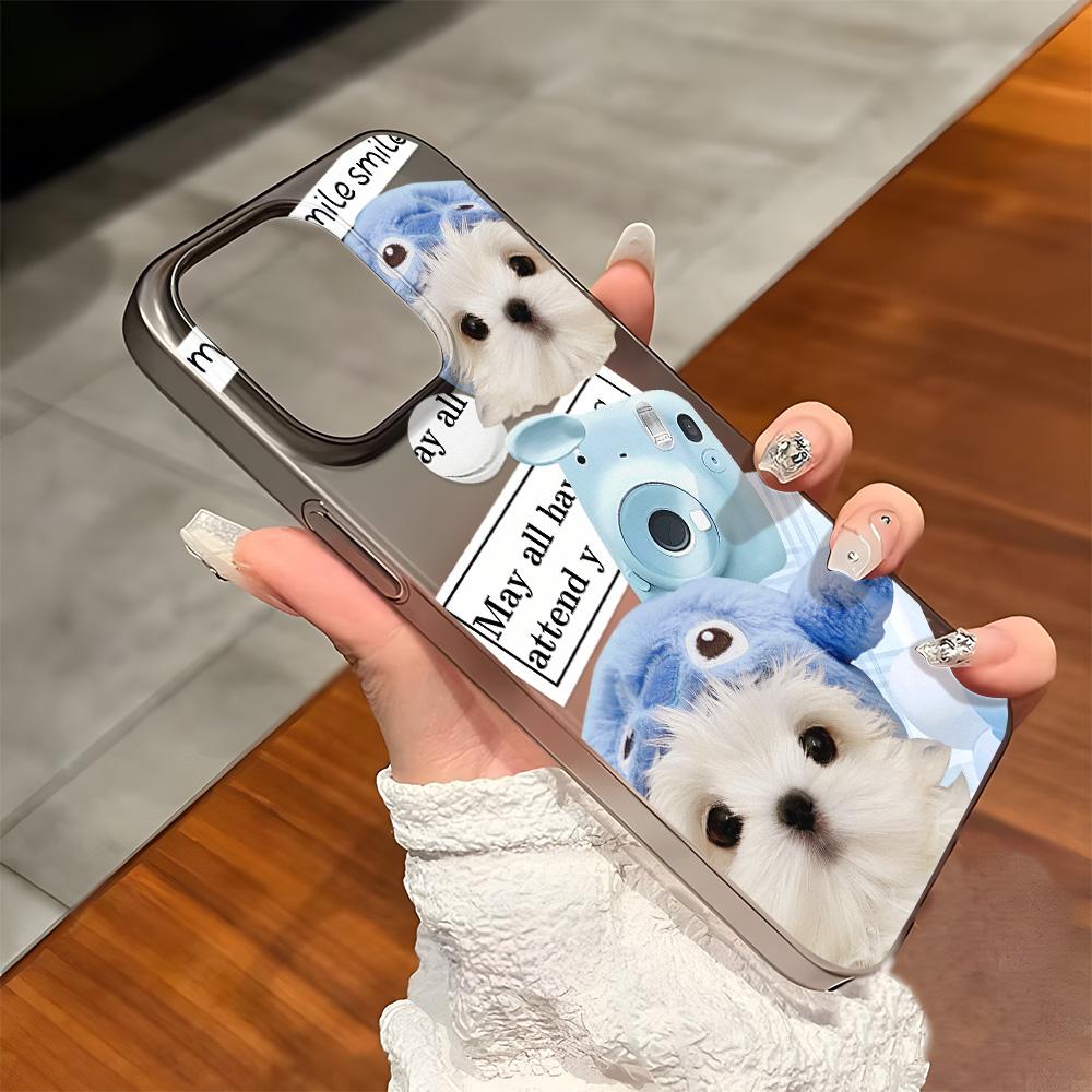 Huse pentru telefoane mobile pentru iPhone 11 13 15 Pro Max 12 14 Pro Max Husă iPhone 16 15 Plus 13 Pro 12 Textura mată Flori desenate pictate