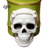 Fun Holiday Gift for Students Halloween Pen Holder, Cute Ghost/Skull Bamboo Tube Shaped Pencil Durable Pot For Workstations Cup, Multi-functional