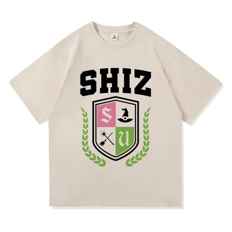 Shiz University Tričko Móda Dámské Estetické Film Zlá Tričko Unisex Vysoce Kvalitní Ležérní Elphaba Glinda Bavlněná Trička