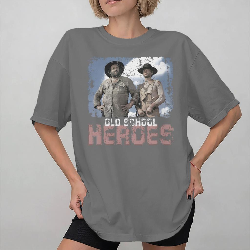 New Arrival BUD SPENCER AND TERENCE HILL T Shirt for Unisex Women Cotton Tee Shirt Short Sleeve Clothes