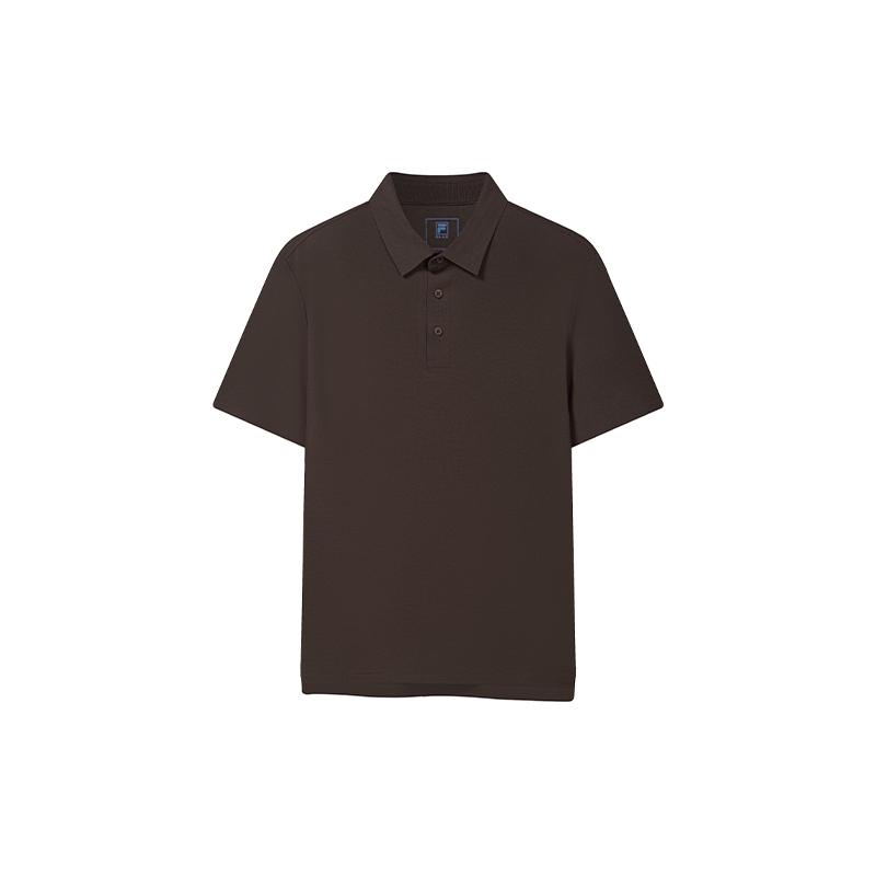 FILA Blue Moisture Wicking Antibacterial Comfortable Polo Shirt Men tops F11M632101FBN M