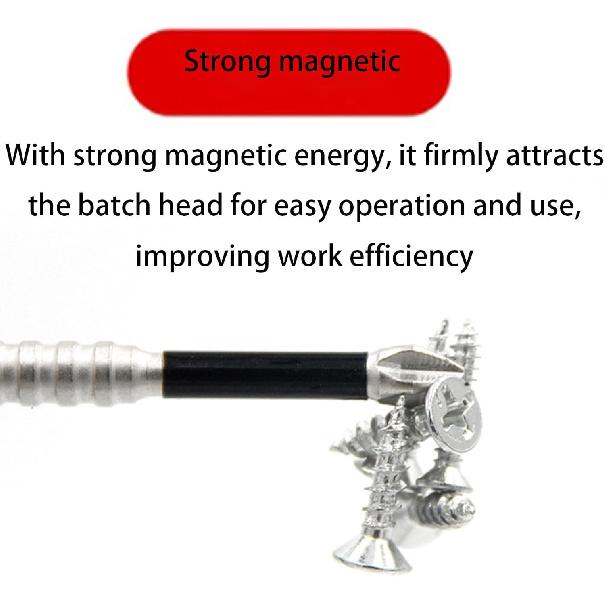 High-Magnetic Screwdriver Drill Bit Set, Anti-Slip Magnetic Electric Screwdriver Set,Strong Magnetic Durability Screwdriver Drill Bit Set, magnetic