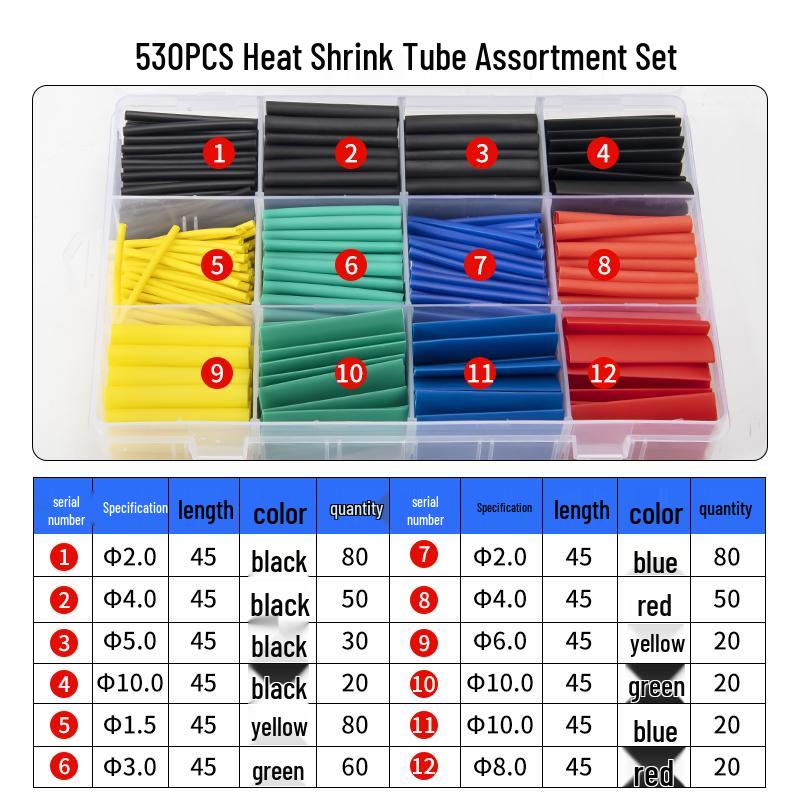 Waterproof Flexible Heat Shrink Tube - Insulating Sleeve for Wire Protection and Cable Management