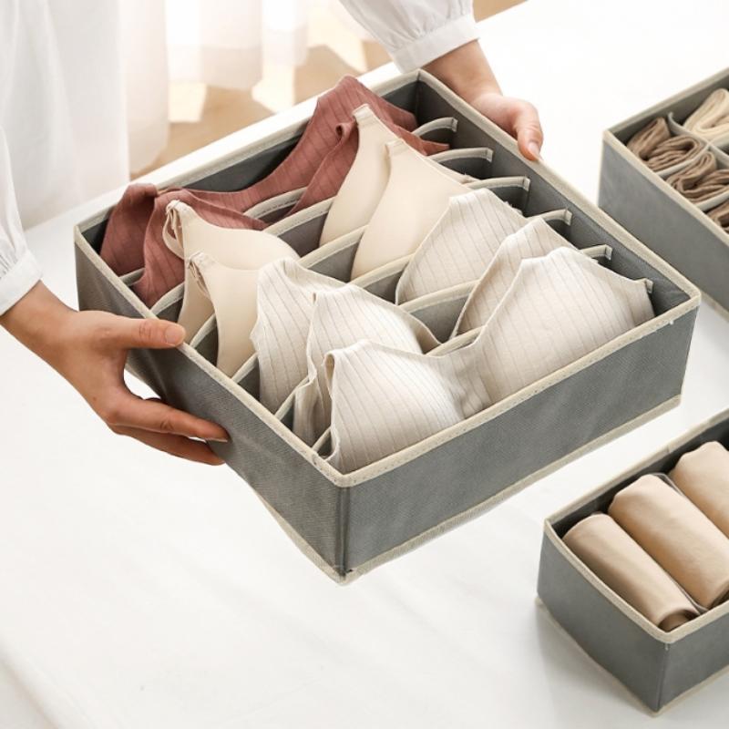 Organisateur pour sous-vêtements chaussettes soutien-gorge pantalon écharpe cravate boîte de rangement armoire tiroir organisateurs étui pliable pour organisateur de sous-vêtements