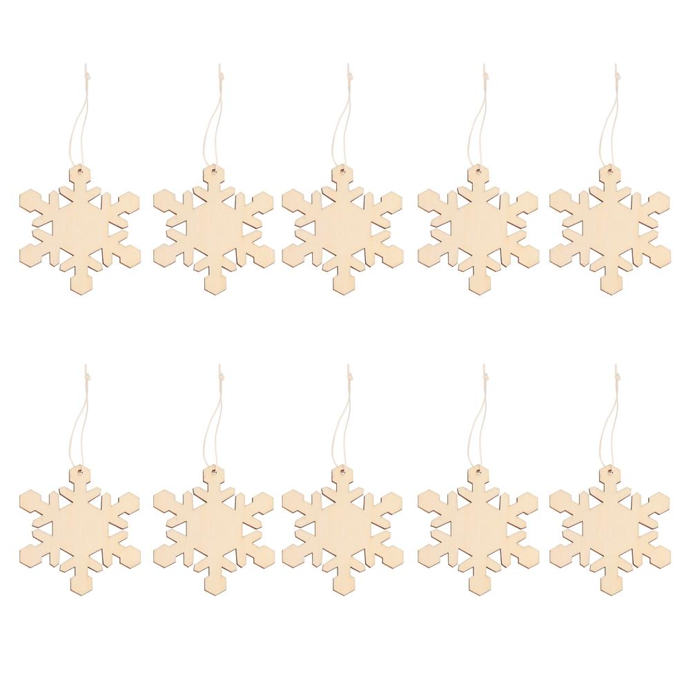 10Pcs Christmas Tree Pendant Handcraft   Hanging Ornaments Home Decoration