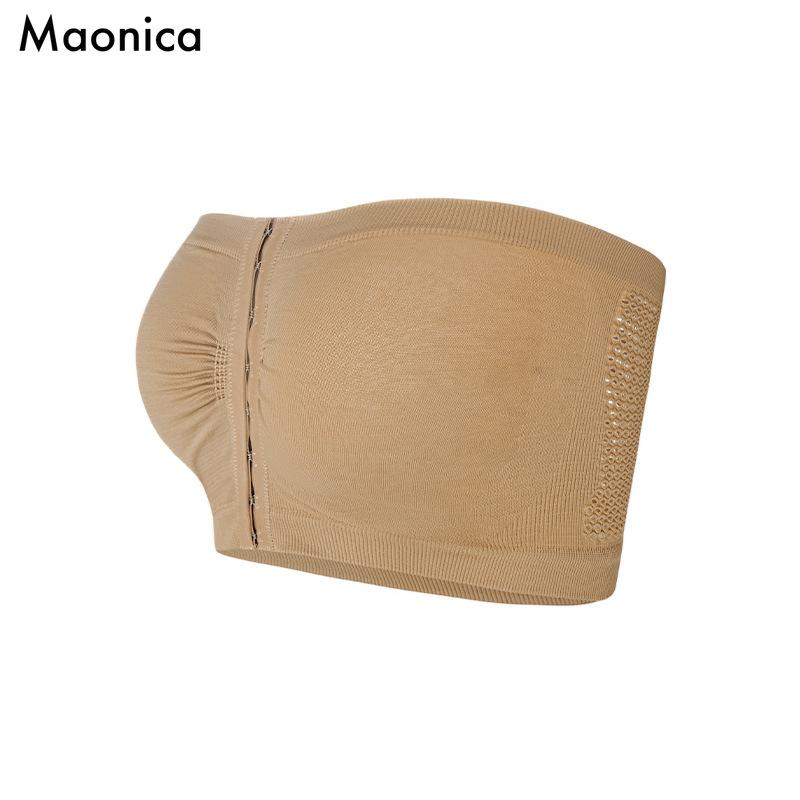 

Европейский размер Большой размер Однострочное нижнее белье Поддержка груди Топы на пуговицах Тонкое дышащее нижнее белье для женщин 5XL бежевый