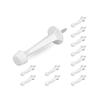 12pcs Heavy Duty Solid Rigid Door Stops With Rubber Tips Zinc Die Cast Zinc Alloy Door Stops For Wa-Good Hwy