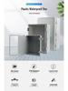 ABS Plastic Waterproof Distribution Box: Engineering Sealed Weak Current Box with Industrial Rainproof Meter Hinge.