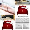 Arsenal Pattern Digital Print Bedding Set With Active Dyeing For Bed Kids Bedroom Decor