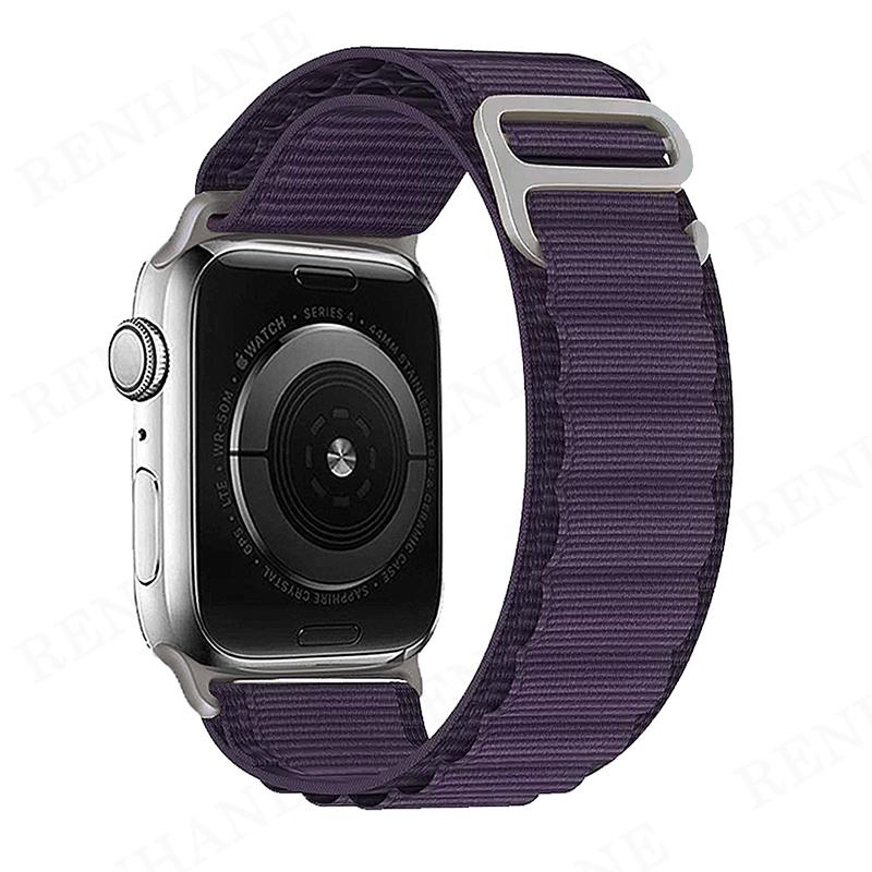 Alpine Loop Nylon Band for Apple Watch Strap 49mm 45mm 41mm 44mm 40mm 42mm 38mm Metal G-Hook Bracelet IWatch Ultra 34 5 SE 6 7 8 Strap